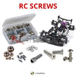 Representative image of an RCScrewZ stainless steel screw kit for Mugen Seiki MGT7 Nitro; exact kit contents vary by RC model.