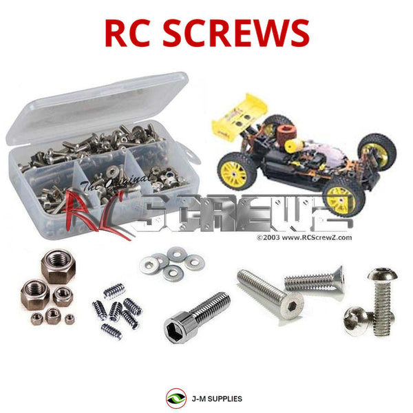 J-M SUPPLIES RC Parts Store - RCScrewZ Stainless Steel Screw Kit ofn002 for Ofna 9.5 RTR/Pro RC Car | SET