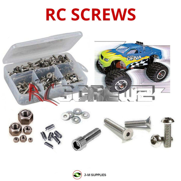 J-M SUPPLIES RC Parts Store - RCScrewZ Stainless Steel Screw Kit ofn004 for Ofna Titan 1/8th 4WD | SET