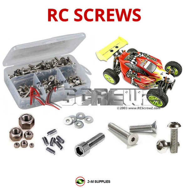 J-M SUPPLIES RC Parts Store - RCScrewZ Stainless Steel Screw Kit ofn008 for Ofna 9.5 MBX RC Car | SET