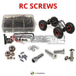 Representative image of an RCScrewZ stainless steel screw kit for RC4WD Diablo Crawler Kit Rock Crawler; exact kit contents vary by RC model.