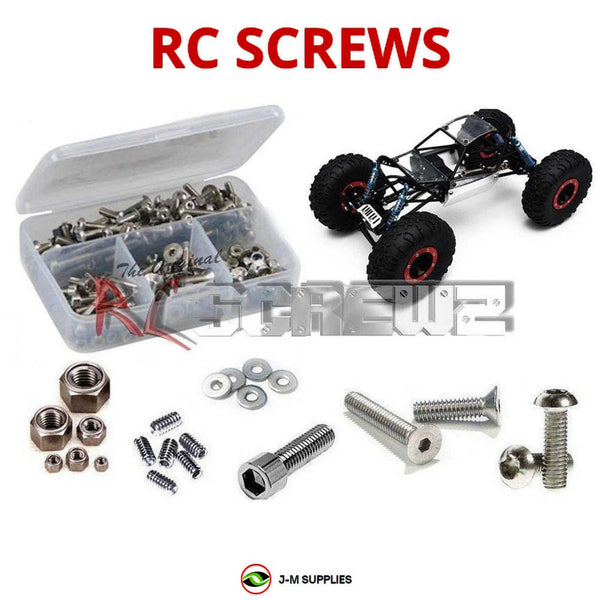 Representative image of an RCScrewZ stainless steel screw kit for RC4WD Copperhead Crawler 1/10 Electric Crawler; exact kit contents vary by RC model.