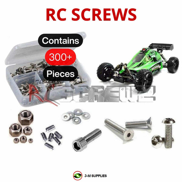 J-M SUPPLIES RC Parts Store - RCScrewZ Stainless Steel Screw Kit rcr012 for RedCat Racing 1/5th Rampage XB Buggy | SET