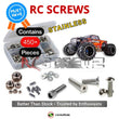 Representative image of an RCScrewZ stainless steel screw kit for Redcat Rampage MT V3/Pro 1/5 Gas MT (RER06334); exact kit contents vary by RC model.