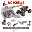 J-M SUPPLIES RC Parts Store - RCScrewZ Stainless Steel Screw Kit rcr055 for Redcat Racing Everest-16 1/16 Electric Brushed 4WD Mini Rock Crawler (REREVEREST-16-BLUE, REREVEREST-16-RED) | SET