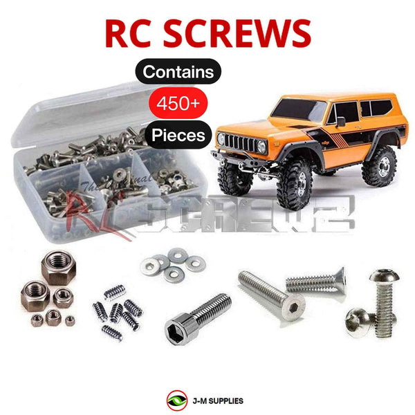 J-M SUPPLIES RC Parts Store - RCScrewZ Stainless Steel Screw Kit rcr067 for Redcat Racing Gen8 Scout II / Gen8 V2 International Scout II 1/10 Electric Brushed 4WD Scale Rock Crawler Trail Truck (RER11291, RER13035, RER13034) | SET