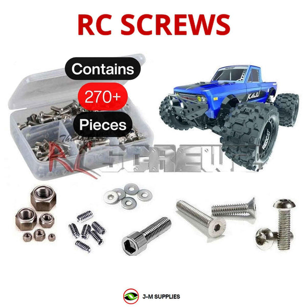 J-M SUPPLIES RC Parts Store - RCScrewZ Stainless Steel Screw Kit rer070 for Redcat Racing Kaiju 1/8 Electric Brushless 6S 4WD Monster Truck (RER12376) | SET