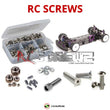 Representative image of an RCScrewZ stainless steel screw kit for Schumacher Mi4 CX/CXL #K117/K127; exact kit contents vary by RC model.