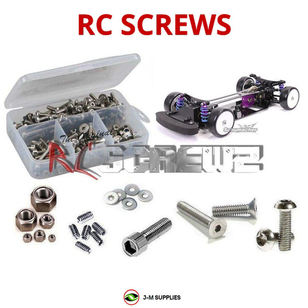 J-M SUPPLIES RC Parts Store - RCScrewZ Stainless Steel Screw Kit sch024 for Schumacher Mi1 1/10th #K115/116 RC Car | SET