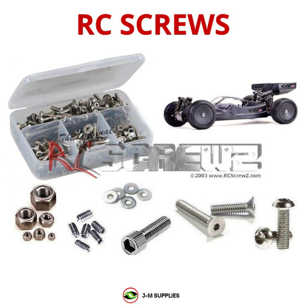 J-M SUPPLIES RC Parts Store - RCScrewZ Stainless Steel Screw Kit sch031 for Schumacher Cat K2 4wd #K159 RC Car | SET