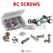 Representative image of an RCScrewZ stainless steel screw kit for Schumacher Cougar LD2 1/10 Buggy (#K190 / #K191); exact kit contents vary by RC model.