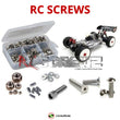 Representative image of an RCScrewZ stainless steel screw kit for SWORKz S350 BK1 1/8th #910018A; exact kit contents vary by RC model.