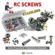 Representative image of an RCScrewZ stainless steel screw kit for SWorkZ S35-Gte 1/8th 4WD Electric On-Road GT Car (#910029); exact kit contents vary by RC model.