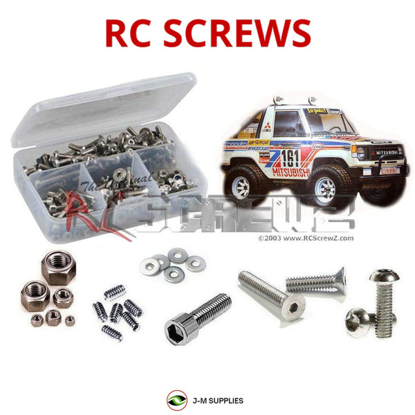 J-M SUPPLIES RC Parts Store - RCScrewZ Stainless Steel Screw Kit tam024 for Tamiya Mitsubishi Pajero #58044 RC Car | SET