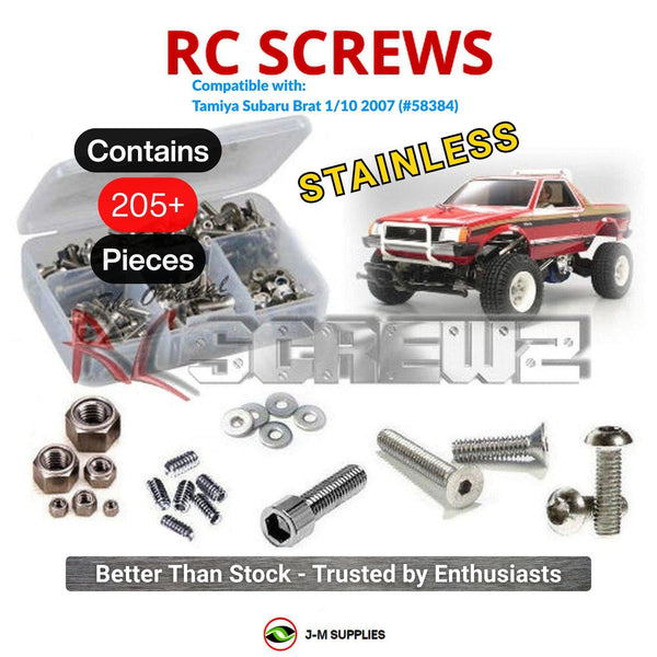 J-M SUPPLIES RC Parts Store - RCScrewZ Stainless Steel Screw Kit tam090 for Tamiya Subaru Brat 2WD 2007 (#58384) | UPG