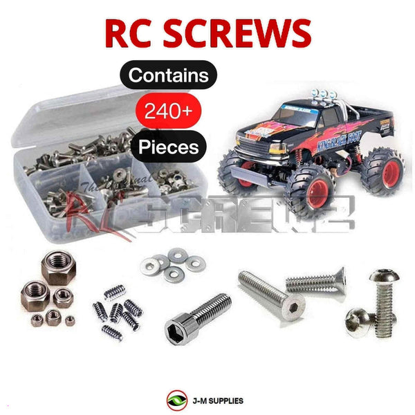 J-M SUPPLIES RC Parts Store - RCScrewZ Stainless Steel Screw Kit tam102 for Tamiya King Blackfoot 1/10 Electric 2WD Monster Truck (#58192) | SET