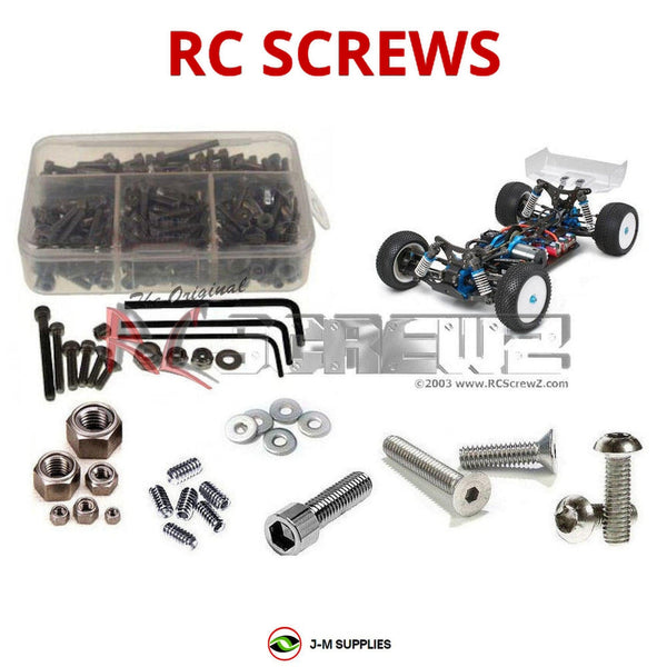 Representative image of an RCScrewZ stainless steel screw kit for Tamiya TRF511 1/10 Electric 4WD Buggy (42139); exact kit contents vary by RC model.