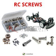 Representative image of an RCScrewZ stainless steel screw kit for Tamiya F103GT 1/10 Electric On-Road GT Car (58367); exact kit contents vary by RC model.
