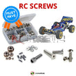 Representative image of an RCScrewZ stainless steel screw kit for Tamiya Avante 2011 1/10 Electric 4WD Buggy (58489); exact kit contents vary by RC model.