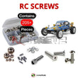 Representative image of an RCScrewZ stainless steel screw kit for Tamiya Wild One Blockhead 1/10 Electric 2WD Buggy (58695); exact kit contents vary by RC model.