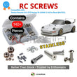 J-M SUPPLIES RC Parts Store - RCScrewZ Stainless Steel Screw Kit tam288 for Tamiya Porsche 911 GT2 Racing TA02SW 1/10 Electric 4WD On-Road Touring Car (#47321) | UPG