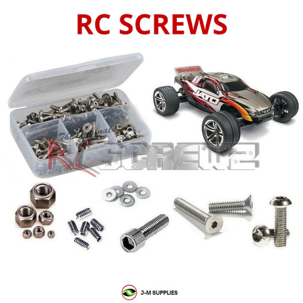 J-M SUPPLIES RC Parts Store - RCScrewZ Stainless Steel Screw Kit tra014 for Traxxas Jato 2.5 RTR Nitro 1/10 Stadium Truck | UPG