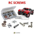 Representative image of an RCScrewZ stainless steel screw kit for Traxxas Slayer Pro 4X4 1/10 Nitro 4WD SCT (5908); exact kit contents vary by RC model.