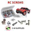 Representative image of an RCScrewZ stainless steel screw kit for Traxxas Nitro Slash TSM 1/10 Nitro 2WD SCT (44056-3); exact kit contents vary by RC model.