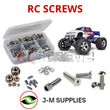 Representative image of an RCScrewZ stainless steel screw kit for Traxxas Stampede 4X4 Kit 1/10 Electric 4WD MT (67010-4); exact kit contents vary by RC model.