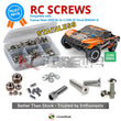 J-M SUPPLIES RC Parts Store - RCScrewZ Stainless Steel Screw Kit tra143 for Traxxas Slash 2WD BL-2S 1/10 Electric 2WD Short Course Truck (58334-4) | UPG