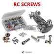 Representative image of an RCScrewZ stainless steel screw kit for Team XRAY T1R 1/10th #300100; exact kit contents vary by RC model.