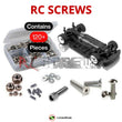 Representative image of an RCScrewZ stainless steel screw kit for Team XRAY M18 Pro (#380002); exact kit contents vary by RC model.