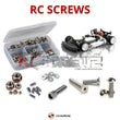 Representative image of an RCScrewZ stainless steel screw kit for Team XRAY XB8 TQ 1/8th #350001; exact kit contents vary by RC model.