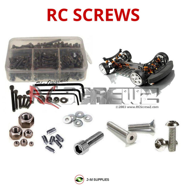 Representative image of an RCScrewZ stainless steel screw kit for Team Xray T3 2011 #300017; exact kit contents vary by RC model.