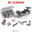Representative image of an RCScrewZ stainless steel screw kit for Team XRAY XB9e 1/8th #350151; exact kit contents vary by RC model.