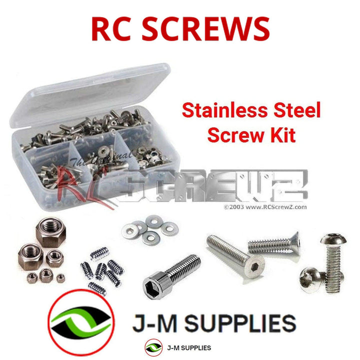 Representative image of an RCScrewZ stainless steel screw kit for Team XRAY T4’20 Alu 1/10 Electric 4WD Touring Car (300027); exact kit contents vary by RC model.