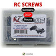 Representative image of an RCScrewZ stainless steel screw kit for Team XRAY RX8 2023 1/8 Nitro (#340009); exact kit contents vary by RC model.