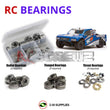 J-M SUPPLIES - RCScrewZ Metal Shielded Bearing Kit ass040b for Associated SC18 SC 1/18th RC Car | UPG -