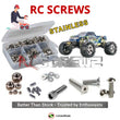 J-M SUPPLIES - RCScrewZ Stainless Steel Screw Kit dur020 for Duratrax Warhead EVO 1/8 Nitro RC Truck | SET -