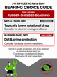 RCScrewZ Rubber Shielded Bearing Kit yok035r for Yokomo MO 1.0 Master Off-Road 1/10 4WD Electric Buggy (#MOR-010) | SET