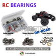 Representative image of an RCScrewZ metal-shielded bearing kit for MJX Hyper Go 1/10 4WD Electric Monster Truck (10208 V2); exact bearing sizes and quantities vary by RC model.
