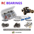 Representative image of an RCScrewZ metal-shielded bearing kit for Redcat Chimera EP Pro 1/5 Electric 4WD Buggy; exact bearing sizes and quantities vary by RC model.