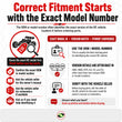 J-M SUPPLIES RC screw kit guide explaining why the exact OEM or model number matters for correct RC parts fitment.