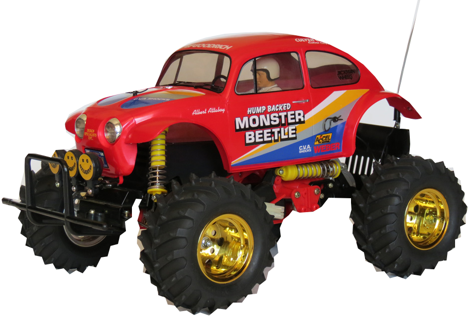 Original Tamiya Monster Beetle (1986) 1/10 Electric 2WD Truck (58060) — compatible RC vehicle; vehicle not included