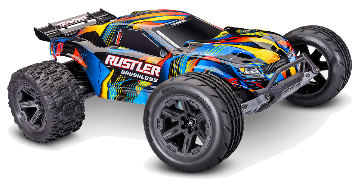 Traxxas Rustler 2WD Brushless Velineon 3S (37454-4) 1/10 electric 2WD stadium truck