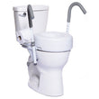 MOBB Healthcare Ultimate Adjustable Toilet Safety Frame, 400lb, All Std Toilets, Universal Fit Steel