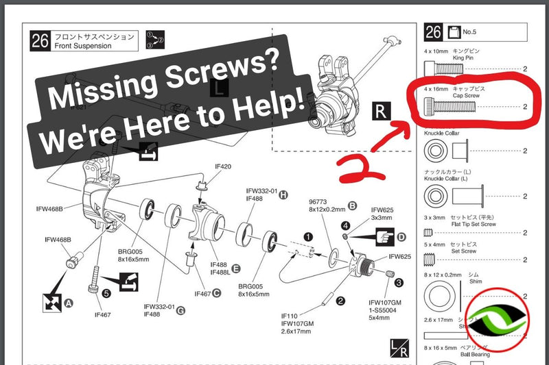 Missing Screws in Your RC Kit? What to Check and How to Get Help