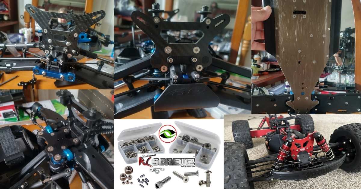 Real-life applications of stainless steel screws and bearings for RC builds