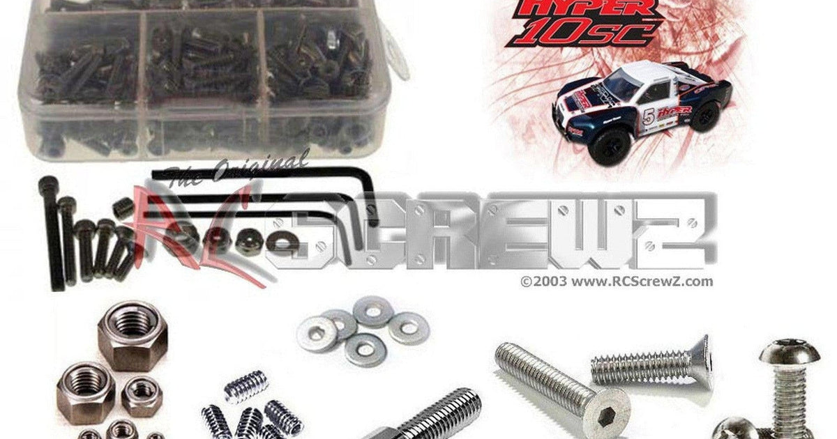 Ofna Hyper 10 SC Short Course — Compatible Kits by RCScrewZ (Screws ...