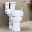 MOBB Healthcare Ultimate Adjustable Toilet Safety Frame - 400lb, for All Std Toilets, Universal Fit
